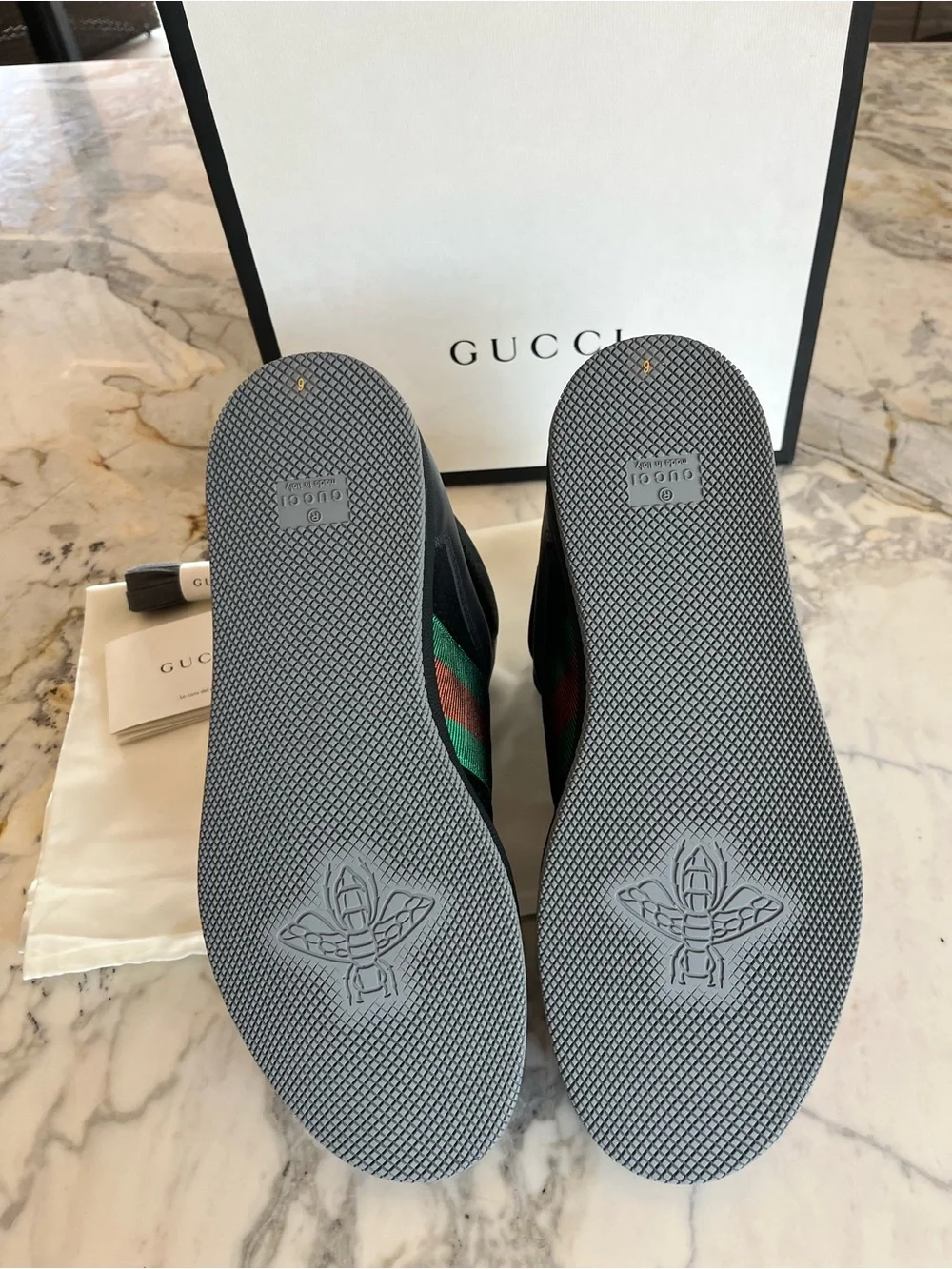 Gucci Screener High Top Men’s Sneaker.